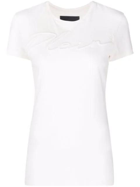 logo-embroidered cotton T-shirt by PHILIPP PLEIN