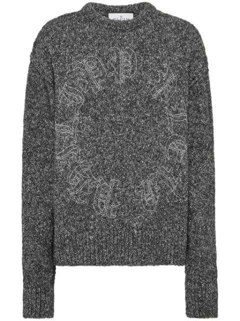 logo-embroidered jumper by PHILIPP PLEIN