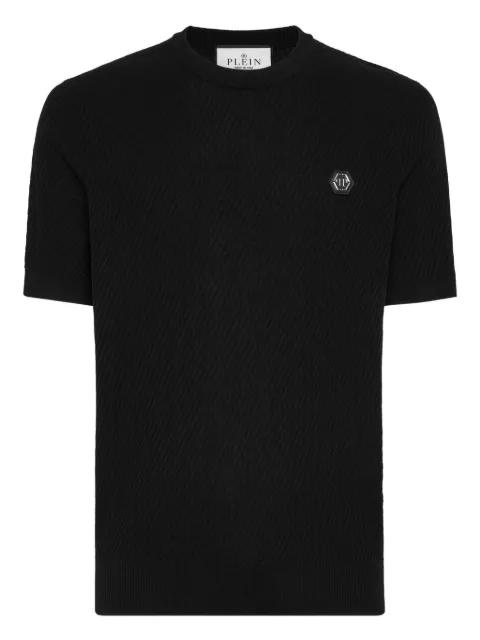 logo-patch T-shirt by PHILIPP PLEIN