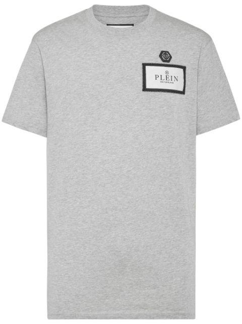 logo-patch T-shirt by PHILIPP PLEIN