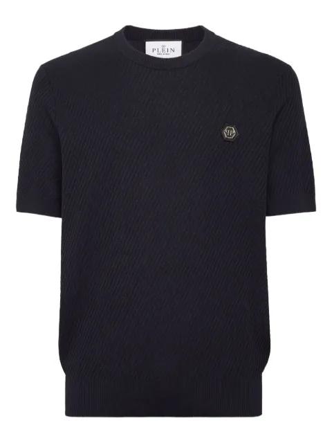 logo-patch T-shirt by PHILIPP PLEIN