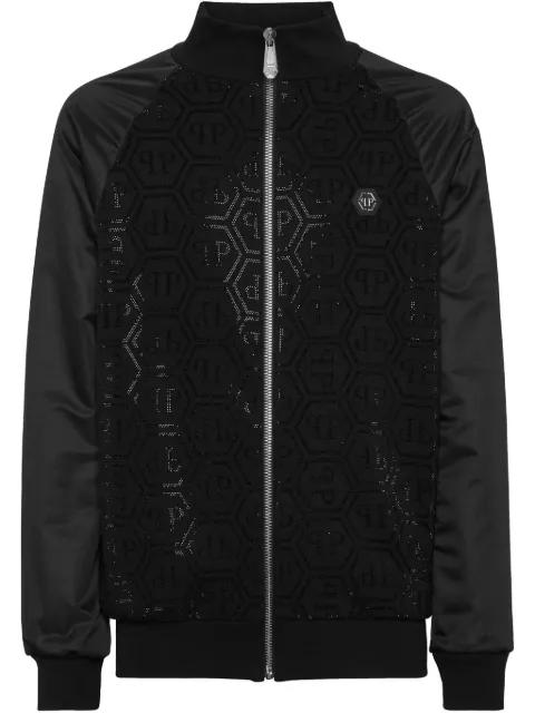 logo-patch jacket by PHILIPP PLEIN