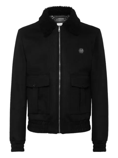 logo-patch jacket by PHILIPP PLEIN