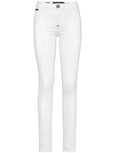 logo-patch jeggings by PHILIPP PLEIN