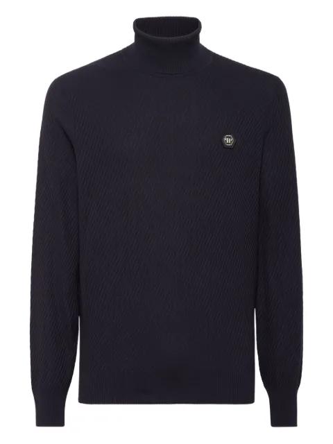 logo-patch sweater by PHILIPP PLEIN