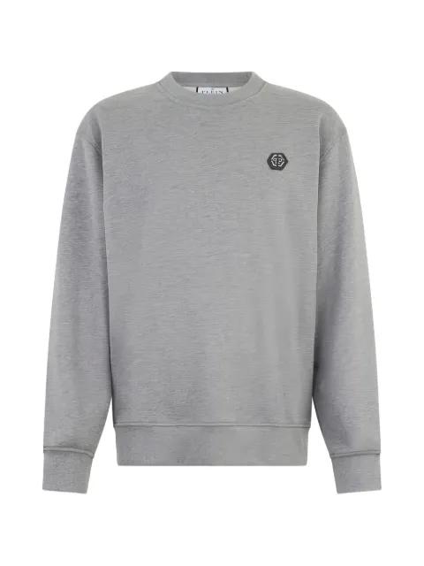 logo patch sweatshirt by PHILIPP PLEIN