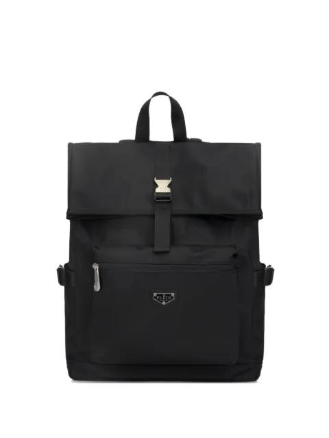 logo-plaque backpack by PHILIPP PLEIN