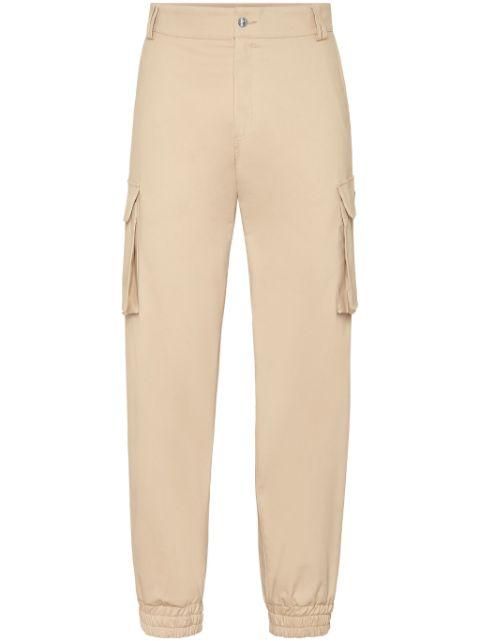 logo-plaque cargo pants by PHILIPP PLEIN
