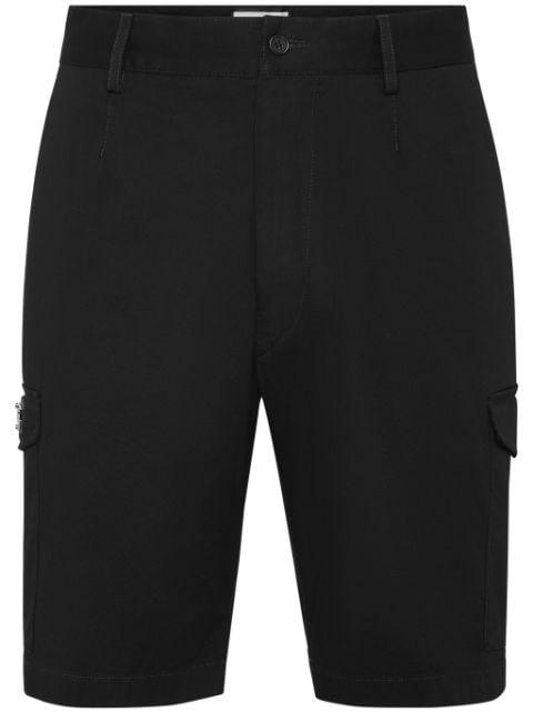 logo-plaque cargo shorts by PHILIPP PLEIN