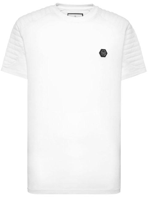 logo-plaque cotton T-shirt by PHILIPP PLEIN