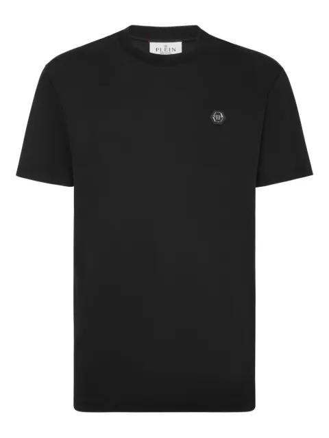 logo-plaque cotton T-shirt by PHILIPP PLEIN