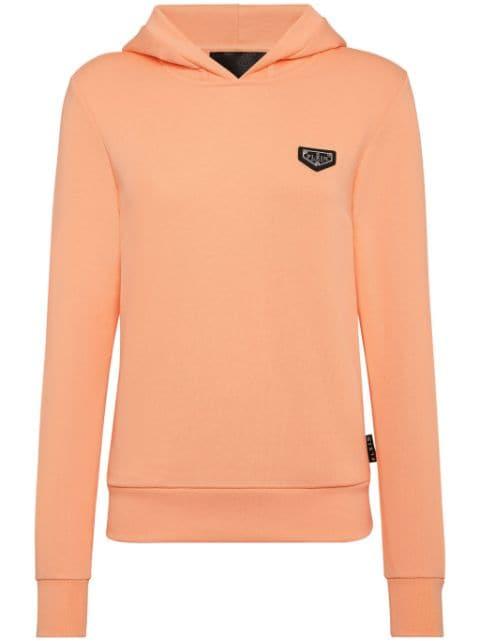 logo-plaque hoodie by PHILIPP PLEIN