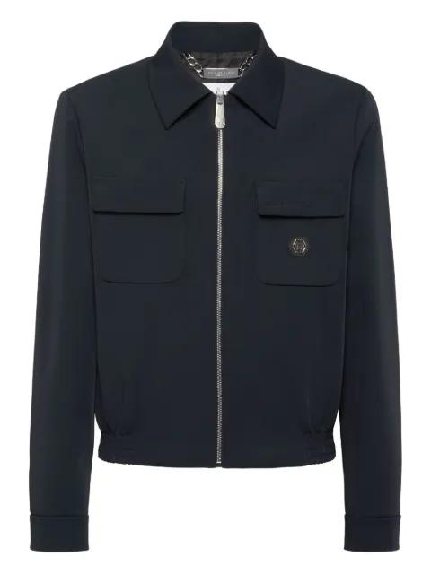 logo-plaque jacket by PHILIPP PLEIN