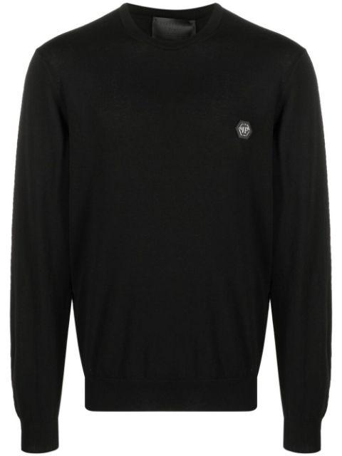 logo plaque jumper by PHILIPP PLEIN
