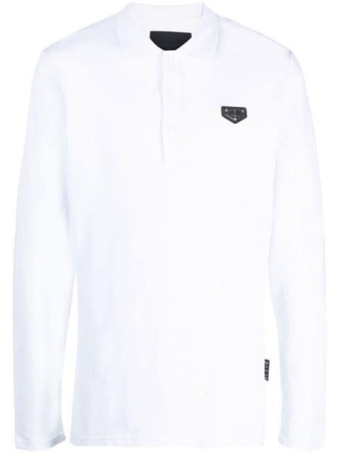 logo-plaque polo shirt by PHILIPP PLEIN
