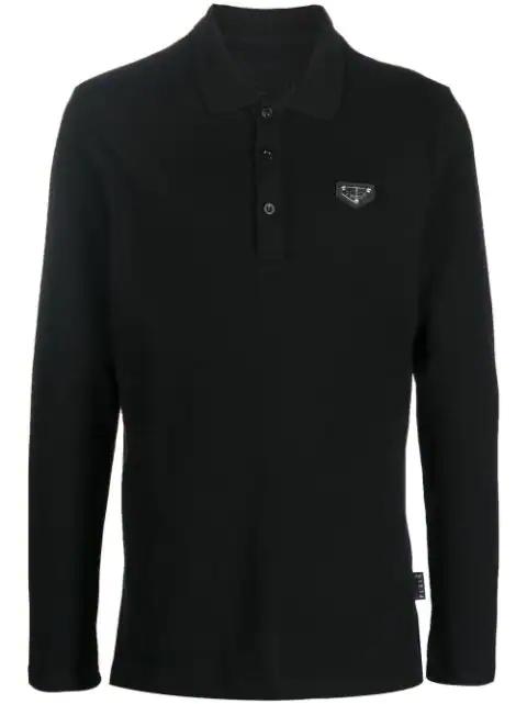 logo-plaque polo shirt by PHILIPP PLEIN