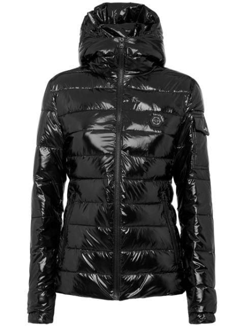logo-plaque puffer jacket by PHILIPP PLEIN
