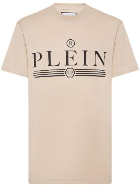 logo-print cotton T-shirt by PHILIPP PLEIN