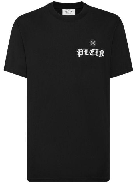 logo-print cotton T-shirt by PHILIPP PLEIN