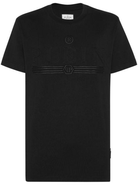 logo-print cotton T-shirt by PHILIPP PLEIN