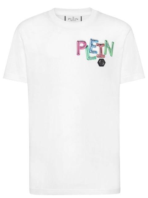 logo-print cotton T-shirt by PHILIPP PLEIN