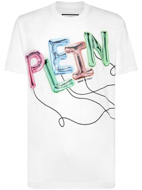 logo-print cotton T-shirt by PHILIPP PLEIN