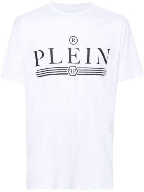 logo-print cotton T-shirt by PHILIPP PLEIN