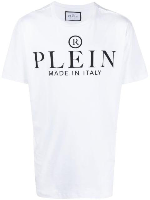 logo-print cotton T-shirt by PHILIPP PLEIN