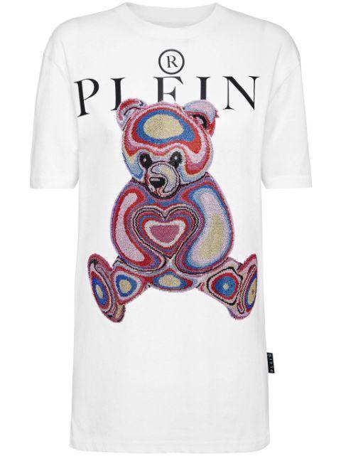 logo-print cotton T-shirt by PHILIPP PLEIN