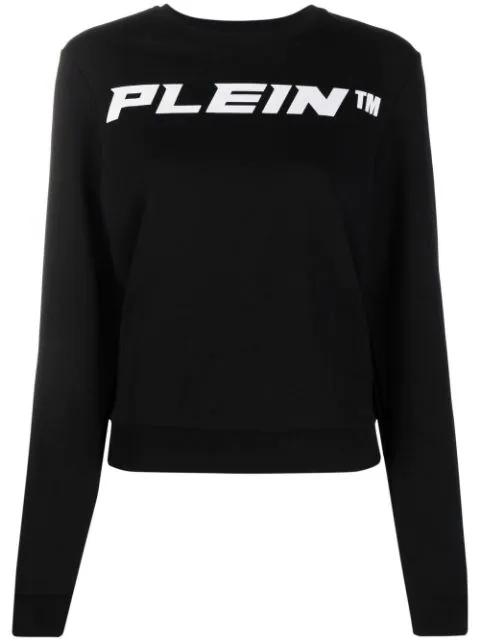 logo-print cotton sweatshirt by PHILIPP PLEIN