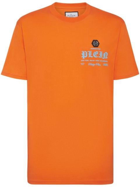 logo-print cottonT-shirt by PHILIPP PLEIN