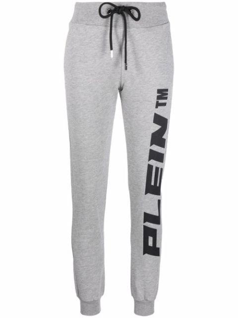 logo-print jersey joggers by PHILIPP PLEIN