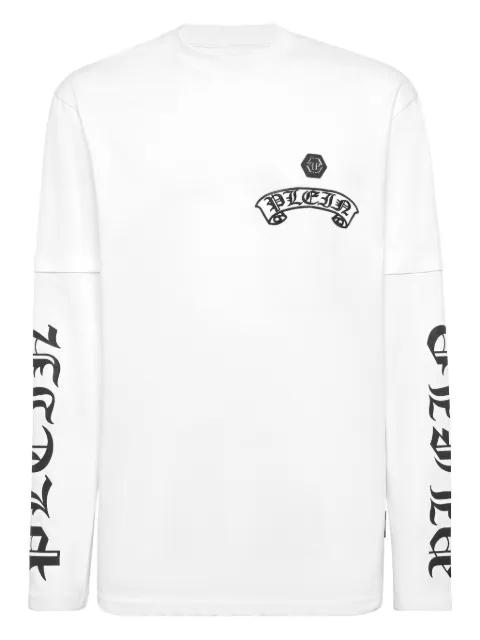 logo-print long-sleeve T-shirt by PHILIPP PLEIN