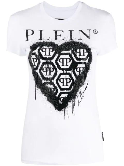 logo-print short-sleeve T-shirt by PHILIPP PLEIN