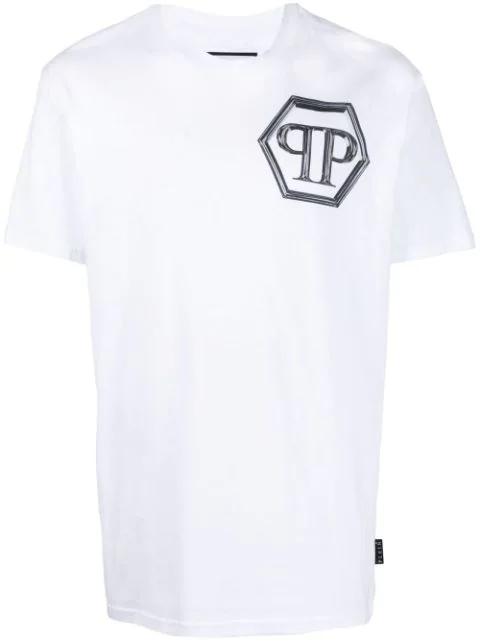 logo-print short-sleeved T-shirt by PHILIPP PLEIN