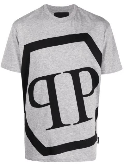 logo-print short-sleeved T-shirt by PHILIPP PLEIN