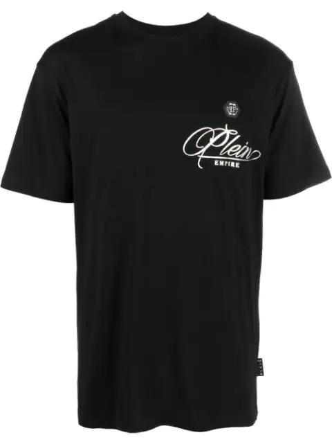 logo-print short-sleeved T-shirt by PHILIPP PLEIN