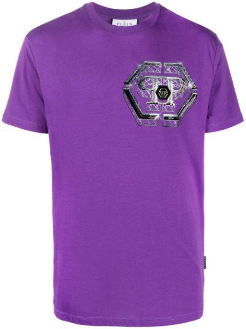 logo-print short-sleeved T-shirt by PHILIPP PLEIN