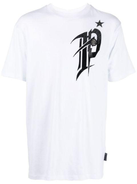 logo-print short-sleeved T-shirt by PHILIPP PLEIN