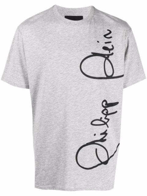 logo-print short-sleeved T-shirt by PHILIPP PLEIN