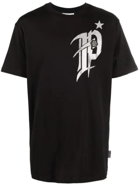 logo-print short-sleeved T-shirt by PHILIPP PLEIN