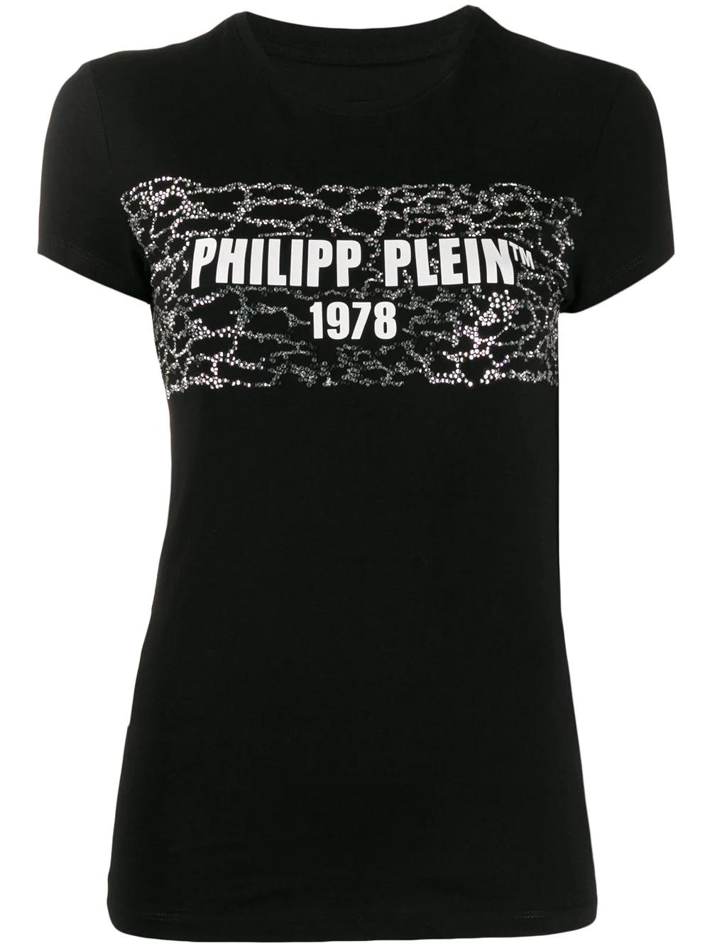 logo print slim-fit T-shirt by PHILIPP PLEIN