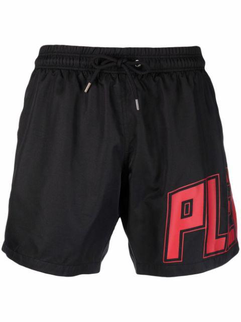 logo-print swim shorts by PHILIPP PLEIN