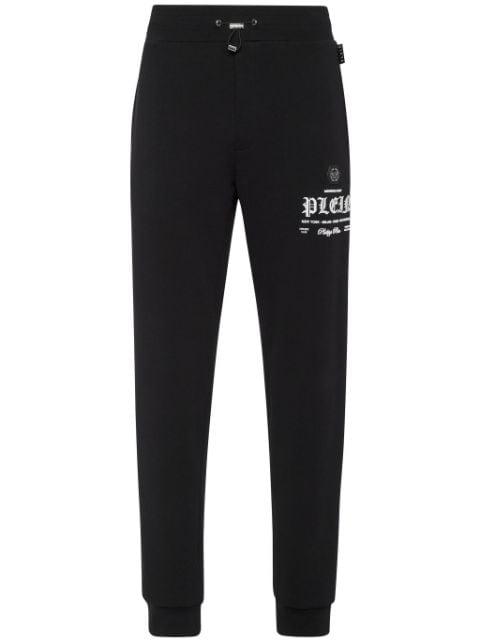 logo-print track pants by PHILIPP PLEIN