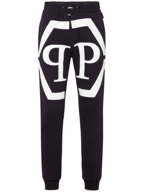 logo-print track pants by PHILIPP PLEIN