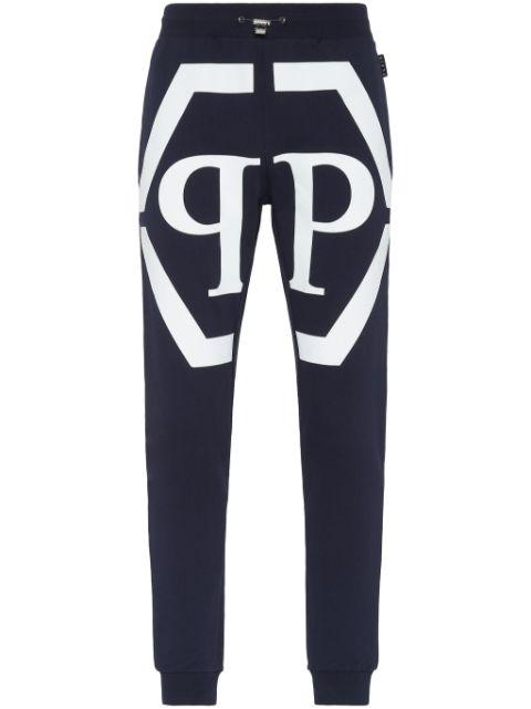 logo-print track pants by PHILIPP PLEIN