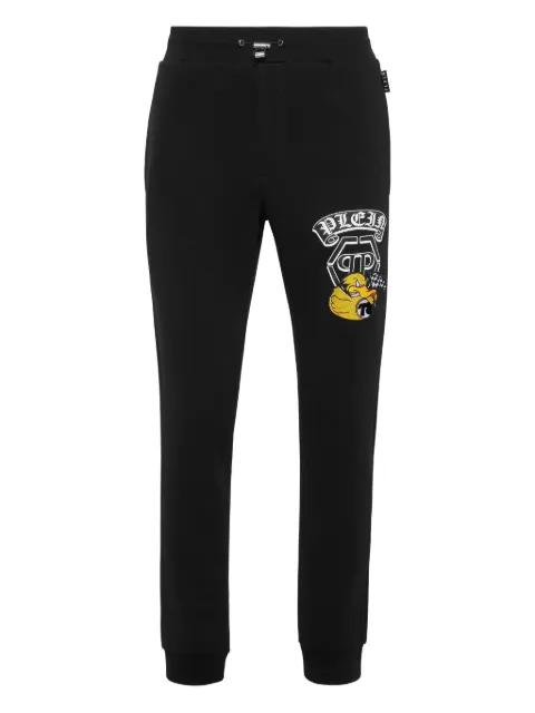 logo-print track pants by PHILIPP PLEIN