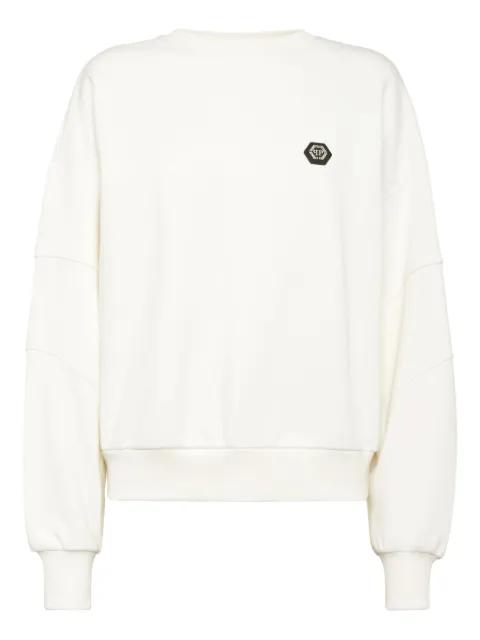 logo round neck sweatshirt by PHILIPP PLEIN