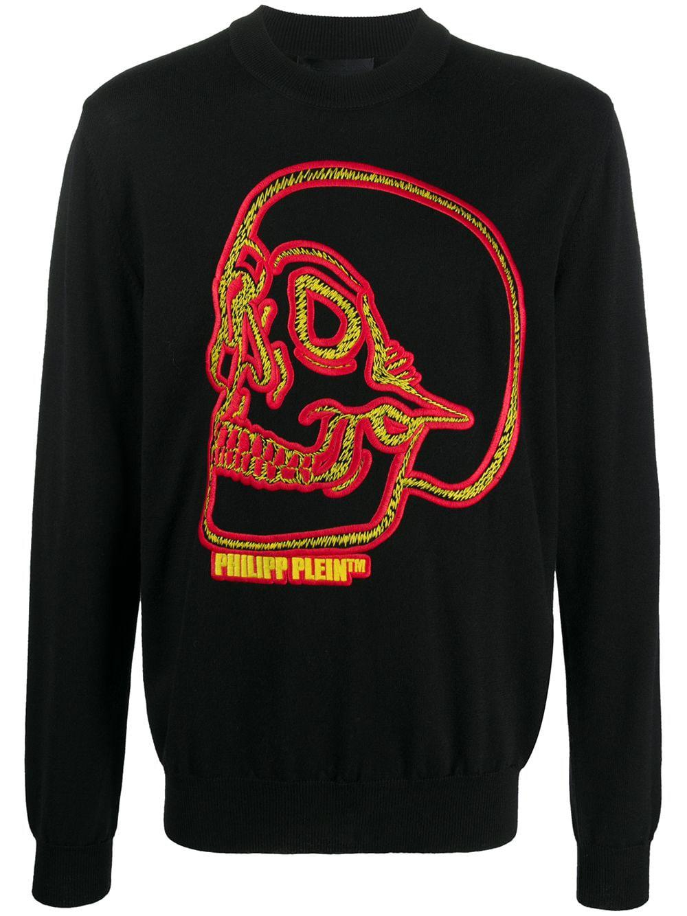logo skull embroidered sweatshirt by PHILIPP PLEIN