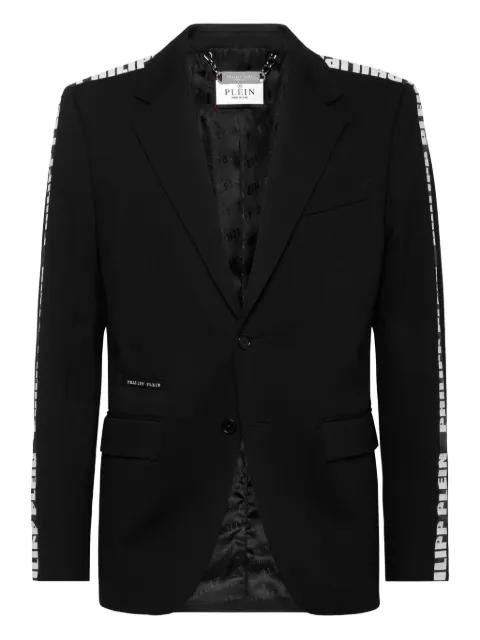 logo-tape blazer by PHILIPP PLEIN